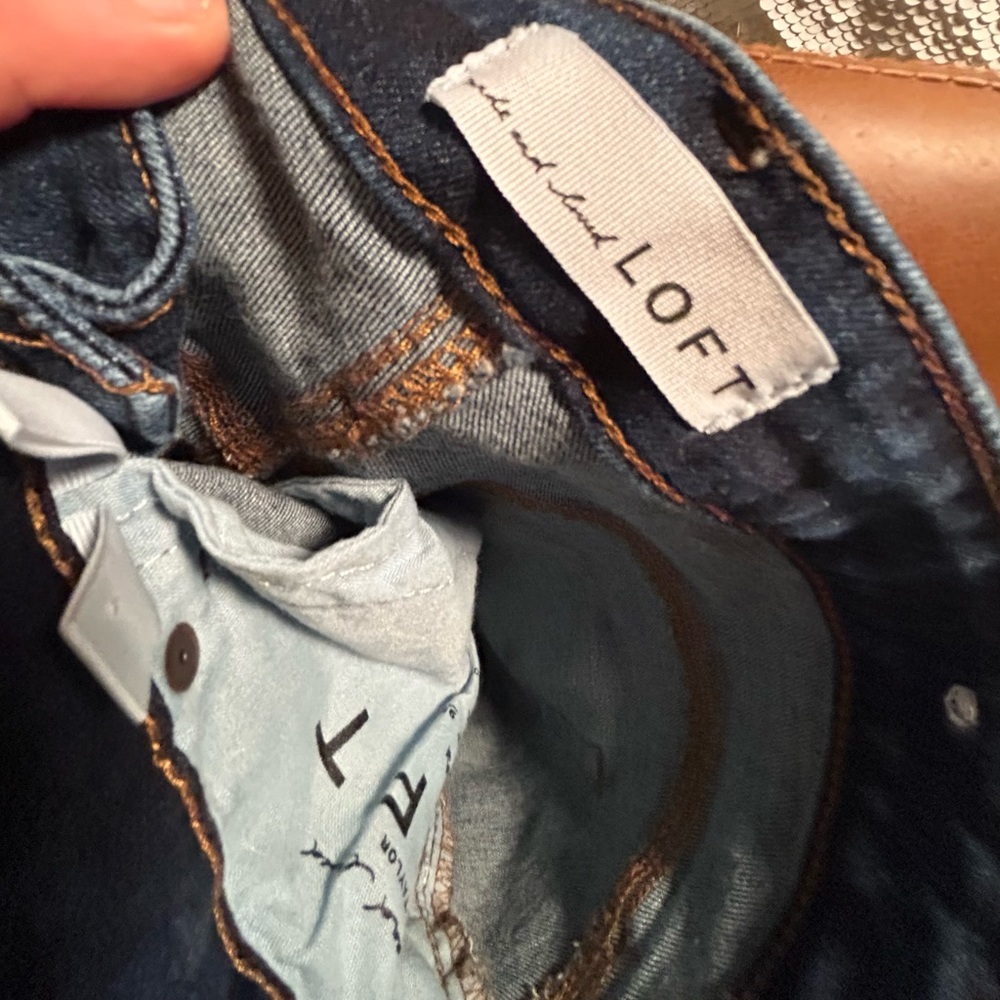 Loft Curvy Tulip-Hemmed Jeans
